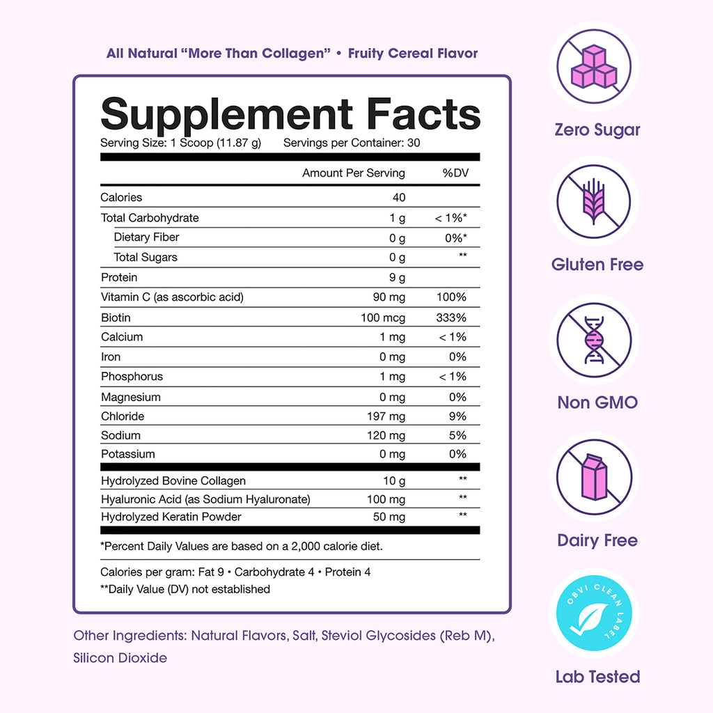 Obvi More Than Collagen | Céréales fruitées