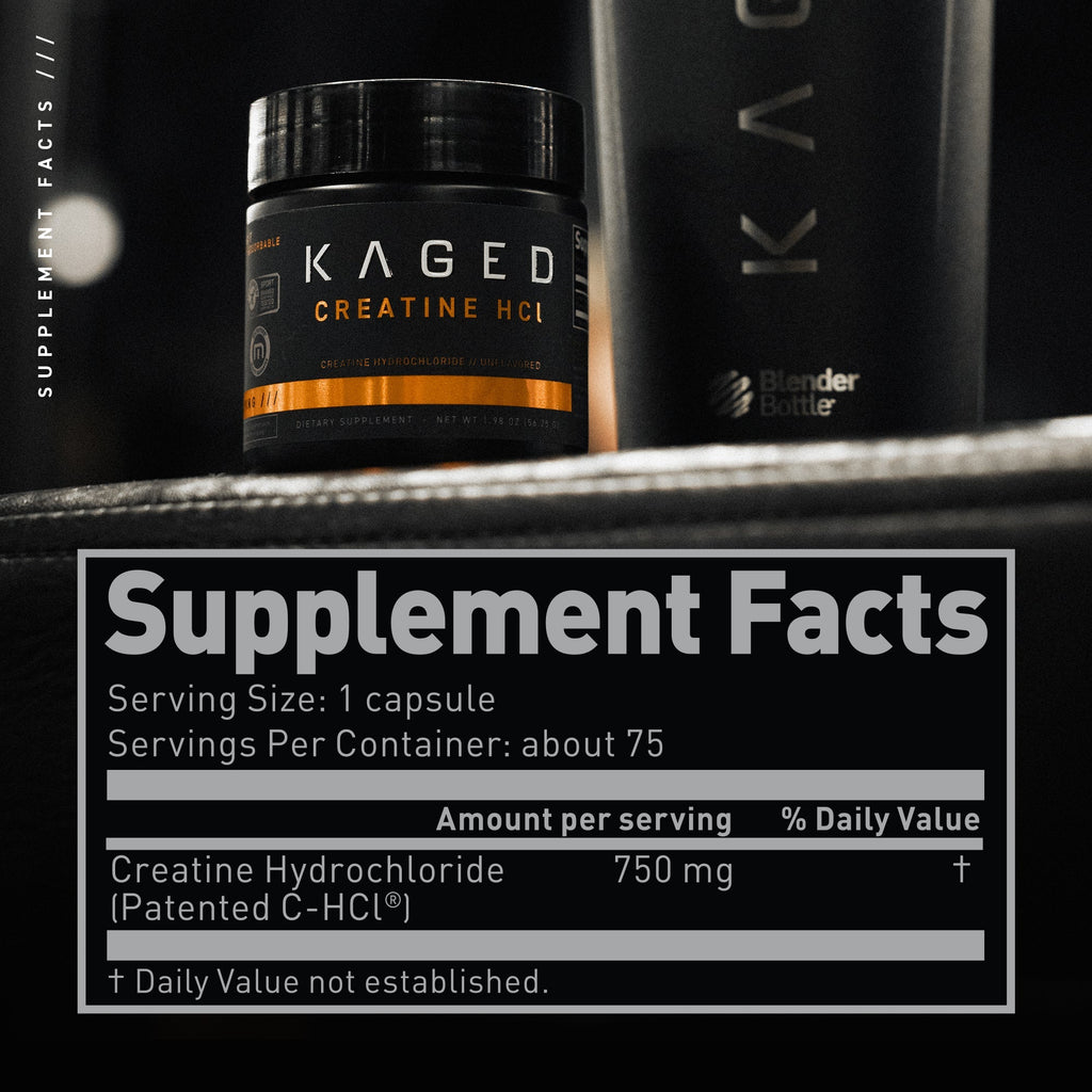 Kaged Creatine HCl™ Constructeur Musculaire