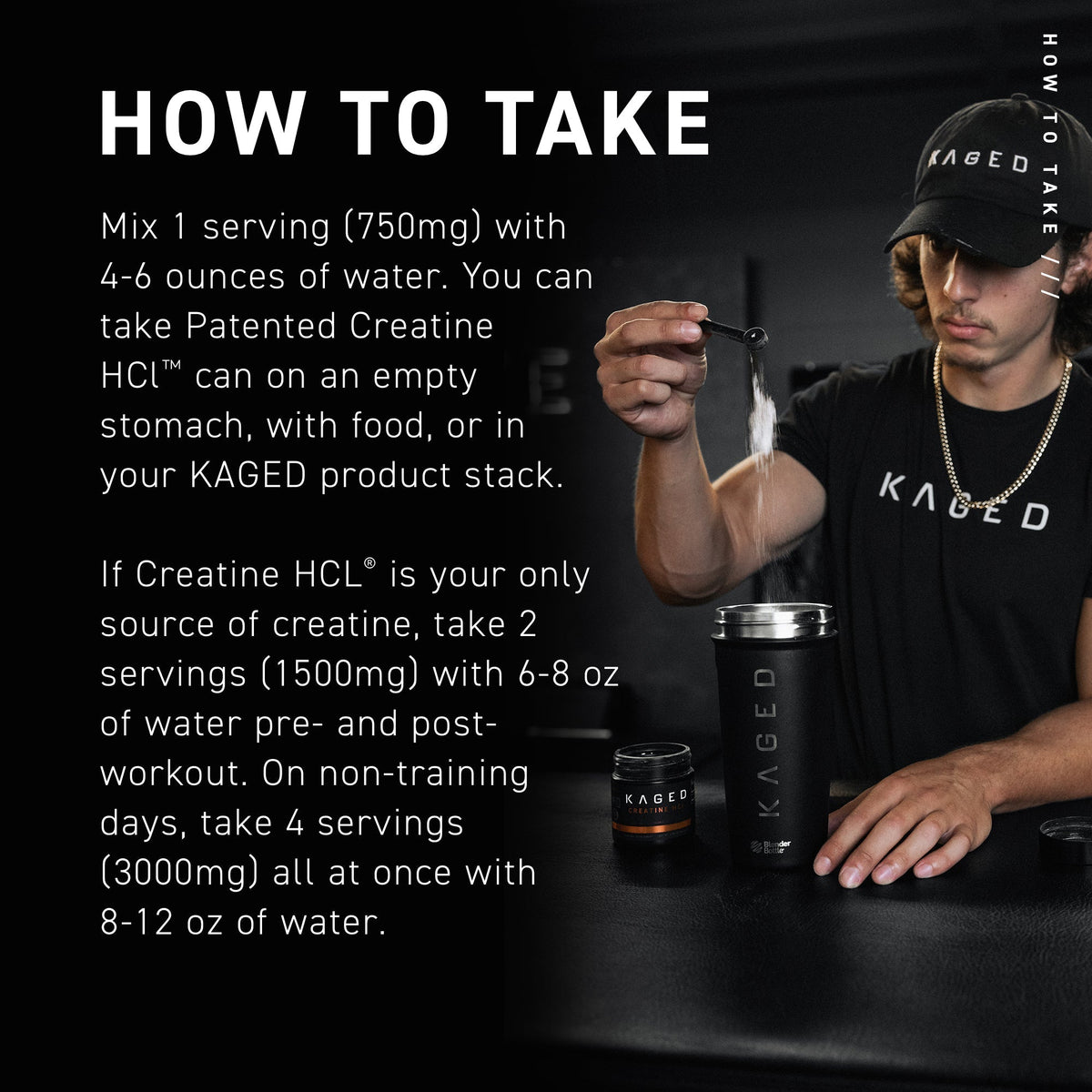 Kaged Creatine HCl™ Constructeur Musculaire
