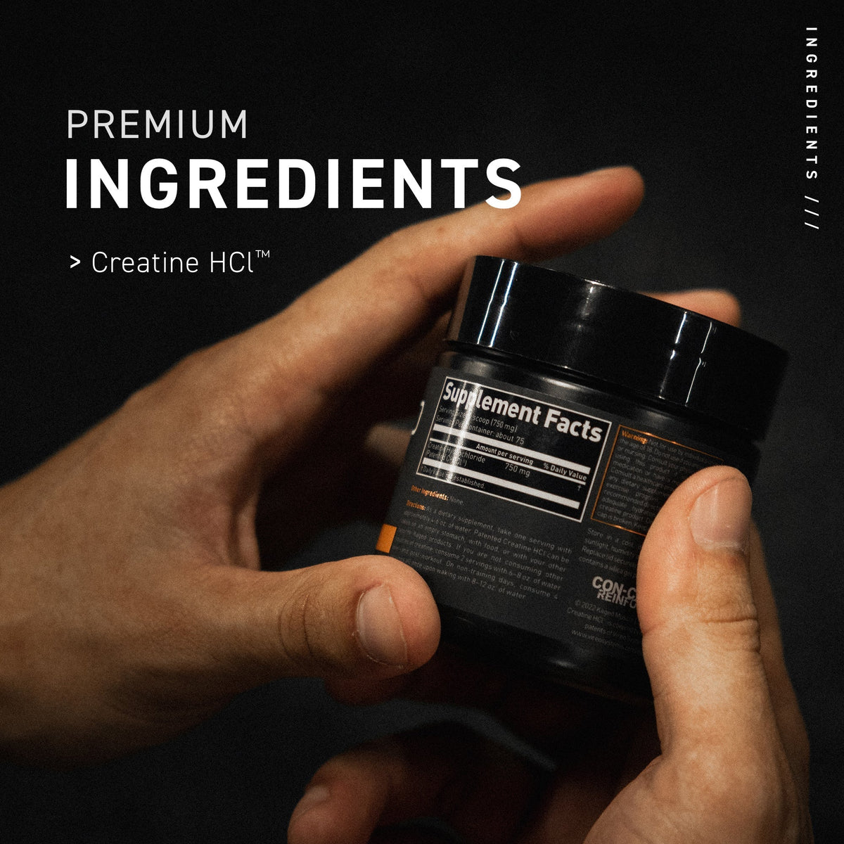 Kaged Creatine HCl™ Constructeur Musculaire