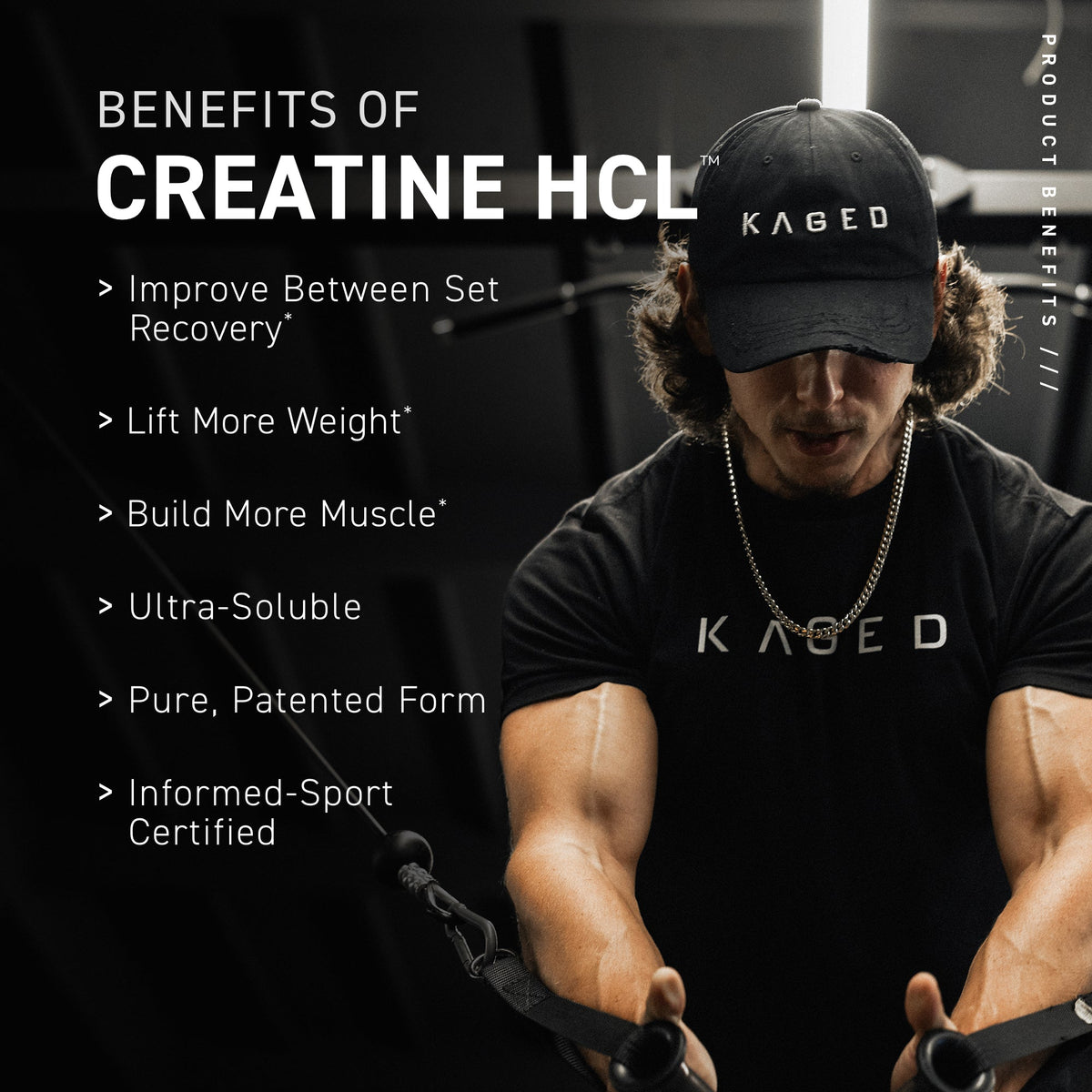 Kaged Creatine HCl™ Constructeur Musculaire