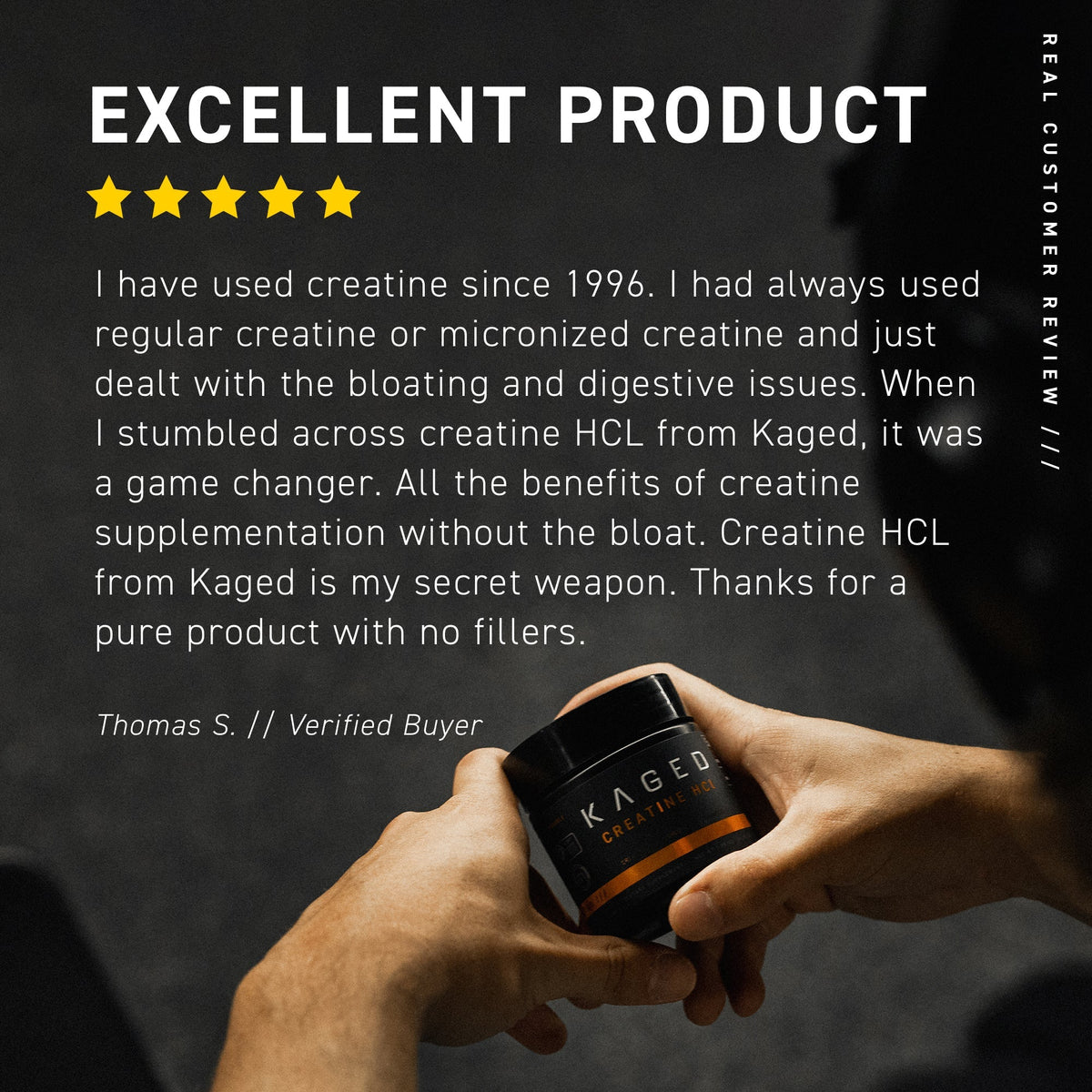 Kaged Creatine HCl™ Constructeur Musculaire