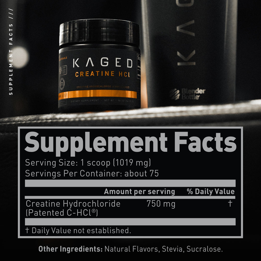 Kaged Creatine HCl™ Constructeur Musculaire