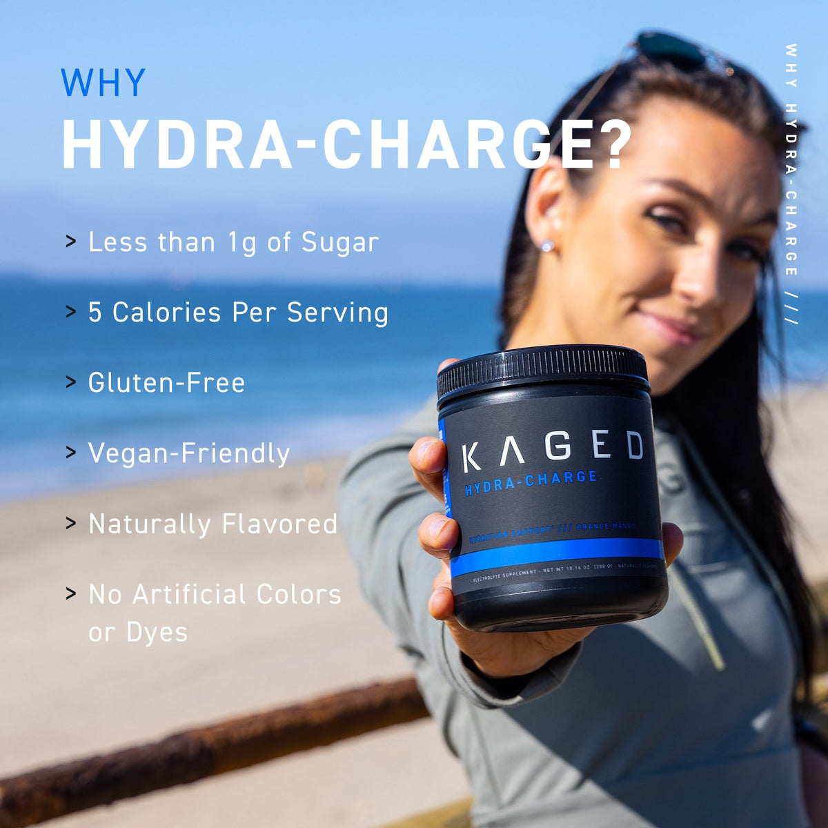Mélange pour boisson électrolytique Kaged Hydra-Charge