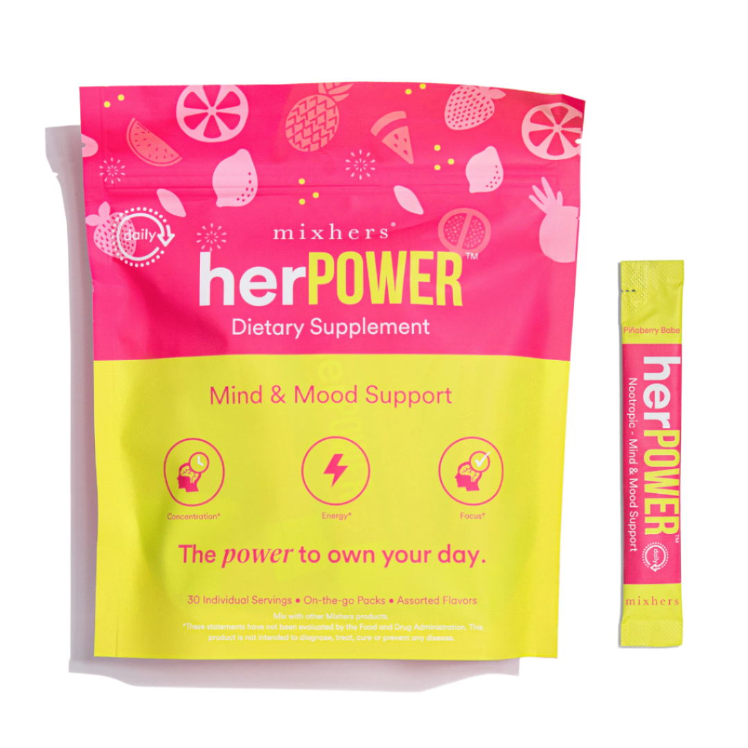 boisson Mixhers herpower™ Énergie, concentration et clarté d'esprit