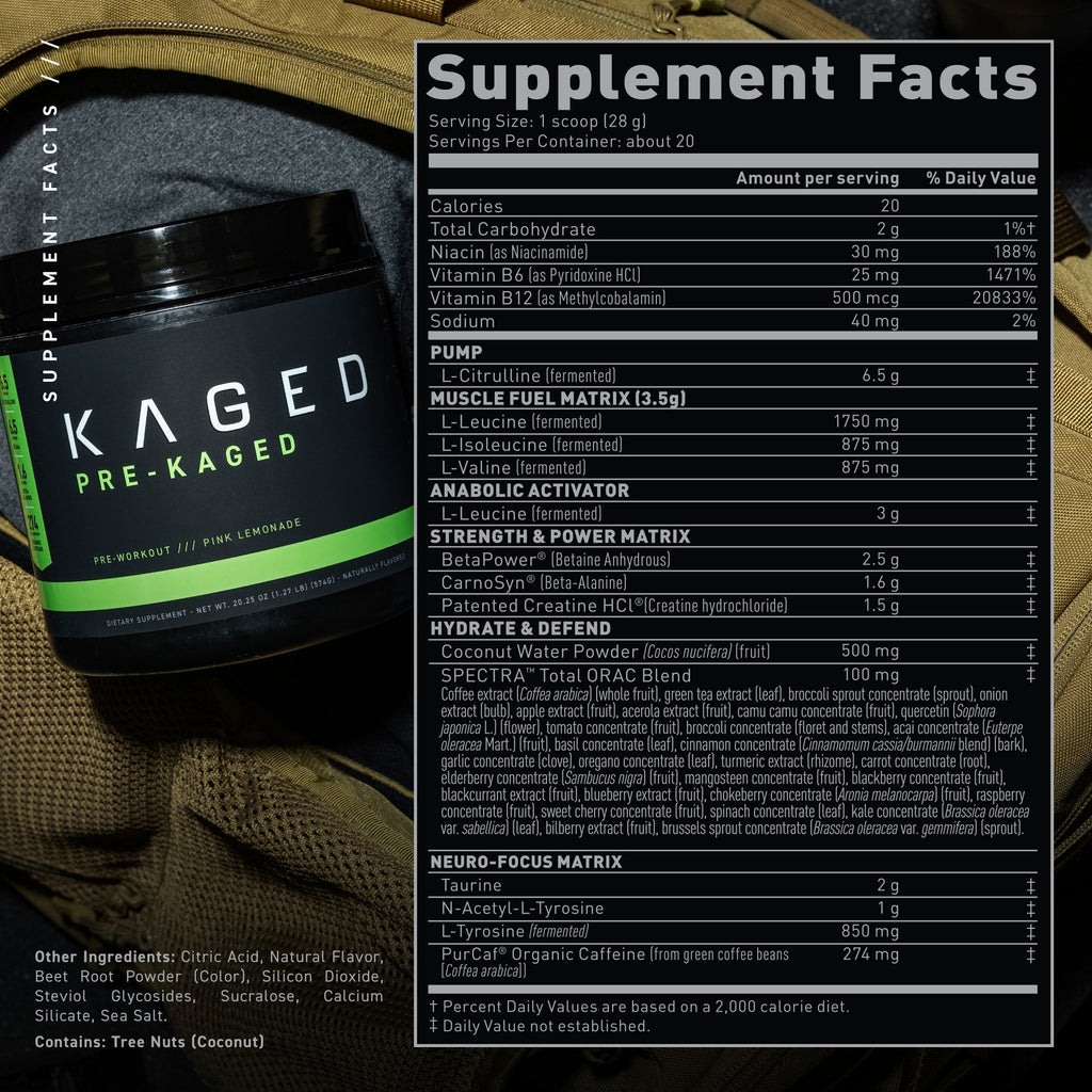 Kaged Pré-entraînement Pré-Kaged