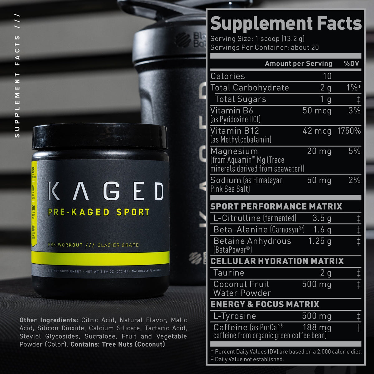 Kaged Pre-Kaged Sport Formule Pré-Entraînement
