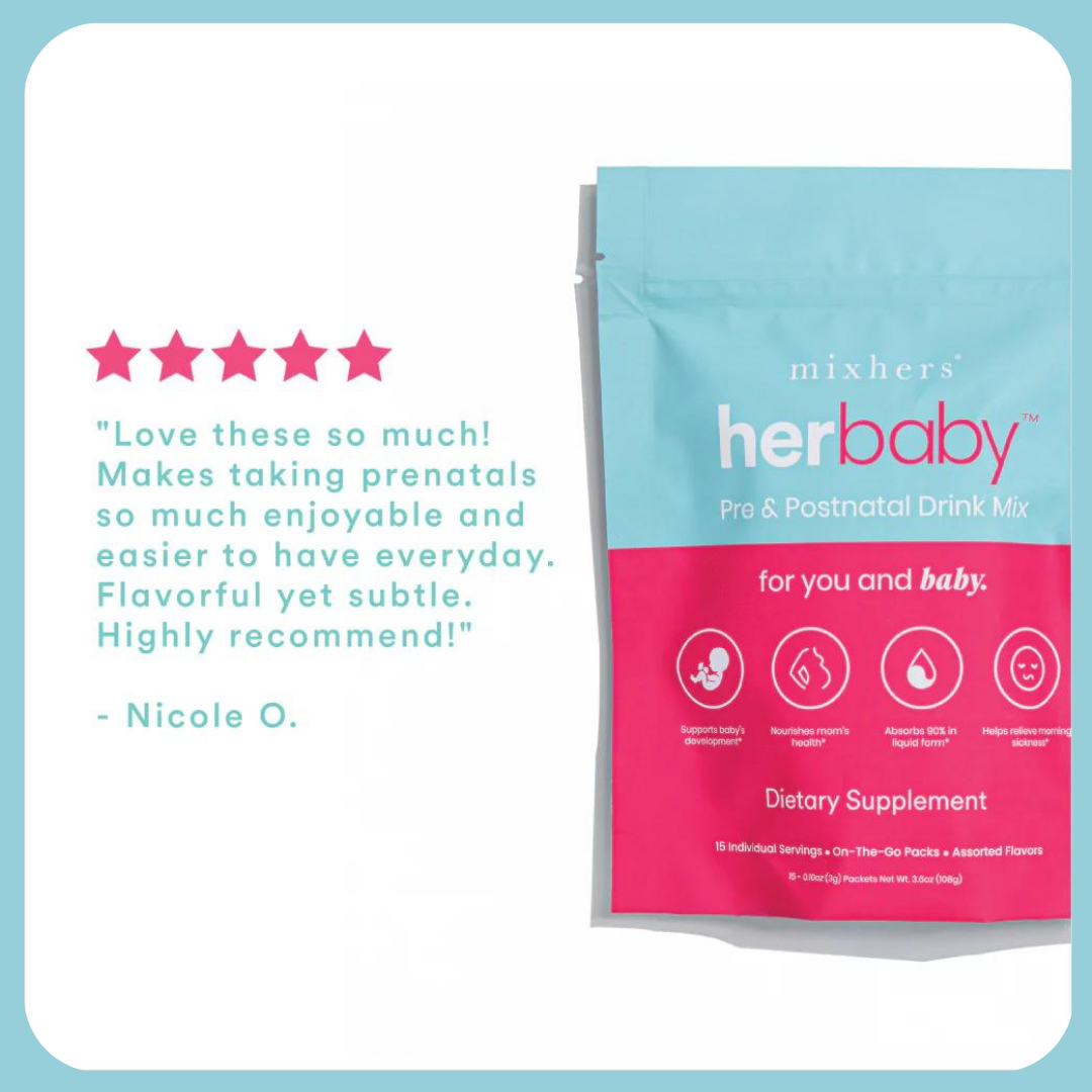 boisson de suppléments prénataux et postnataux mixhers herbaby™