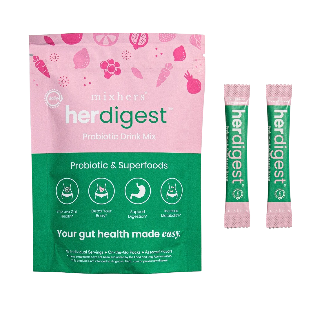 Boisson probiotique et superaliment Herdigest™ de Mixhers