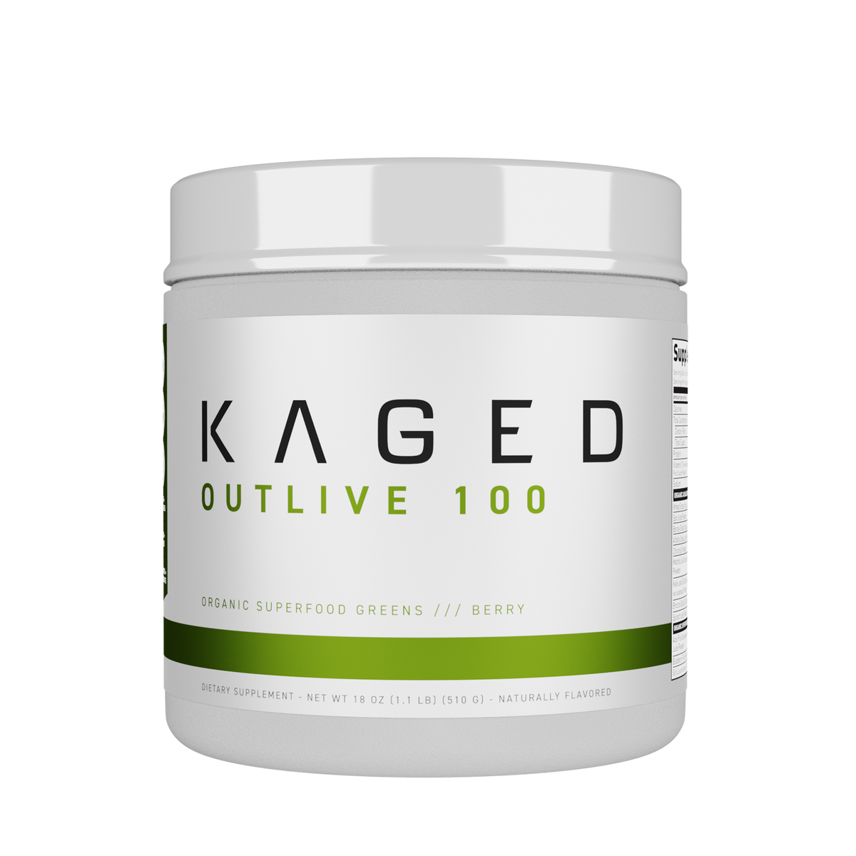 Kaged Outlive 100™ Légumes verts superaliments biologiques