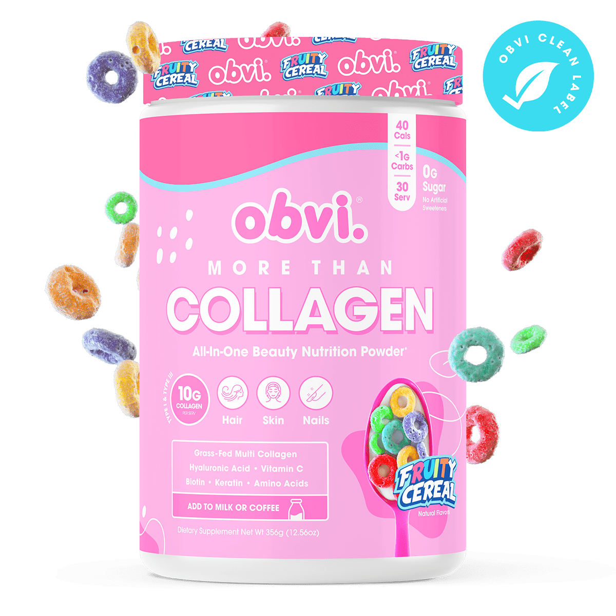 Obvi More Than Collagen | Céréales fruitées
